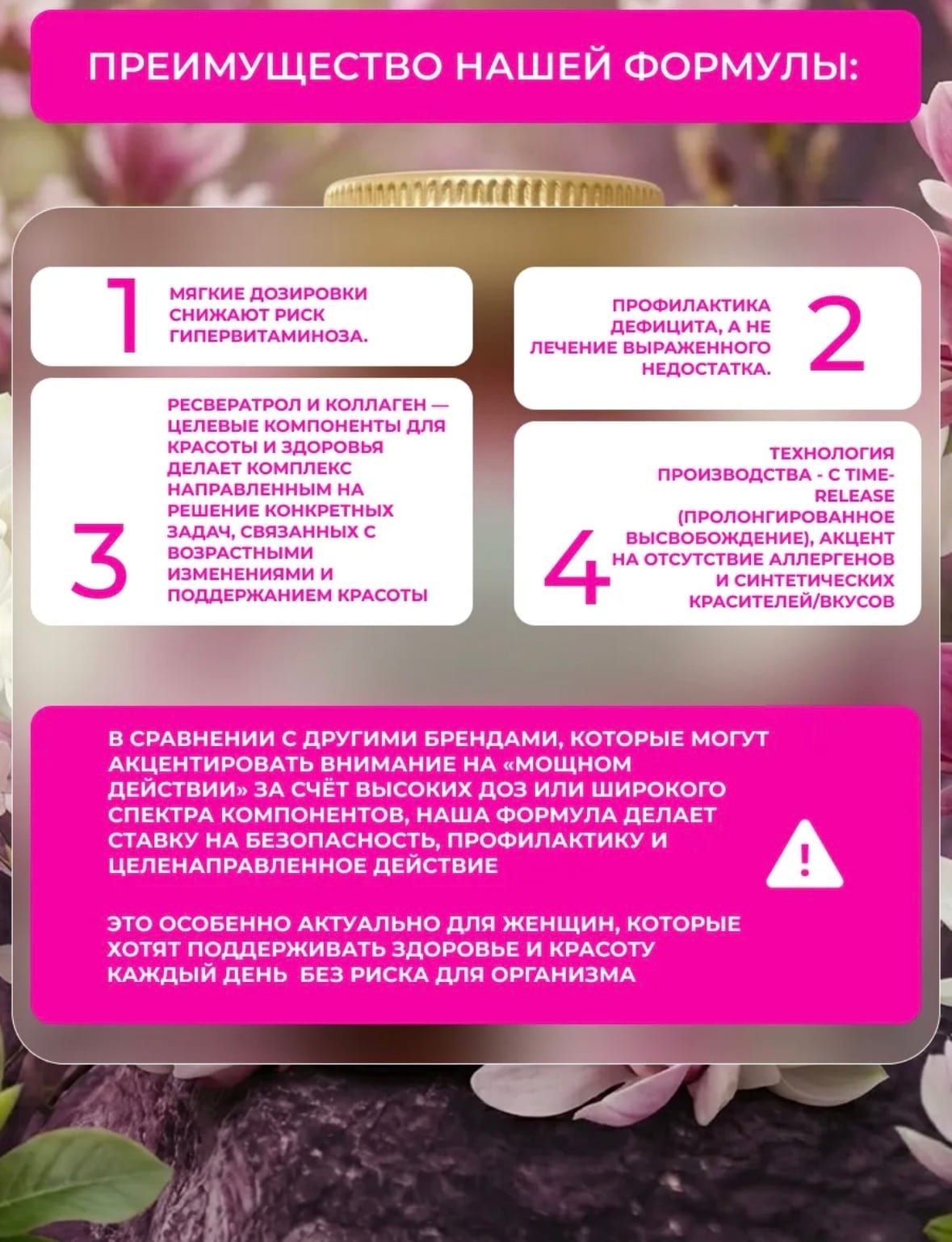 Мультивитамины и Мультиминералы для женщин 30 таблеток 6